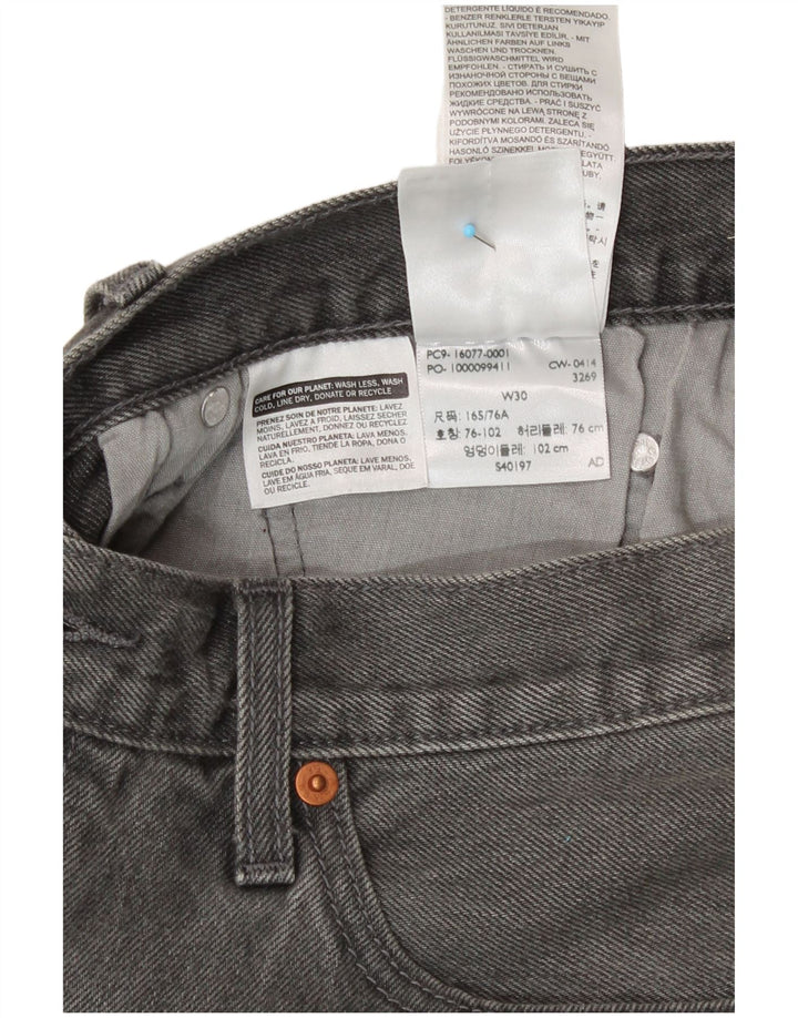 Pantaloni scurți Levi's 501 Denim W30 Gri mediu