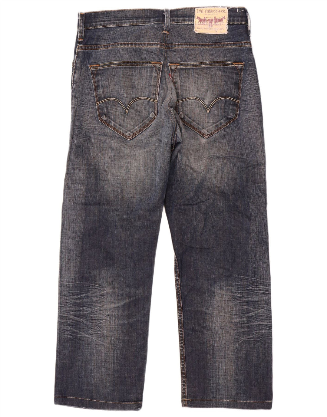 Blugi drepti pentru bărbați Levi's W34 L29 Bumbac albastru