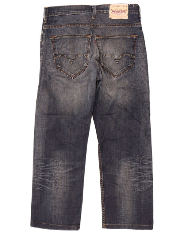 Blugi drepti pentru bărbați Levi's W34 L29 Bumbac albastru