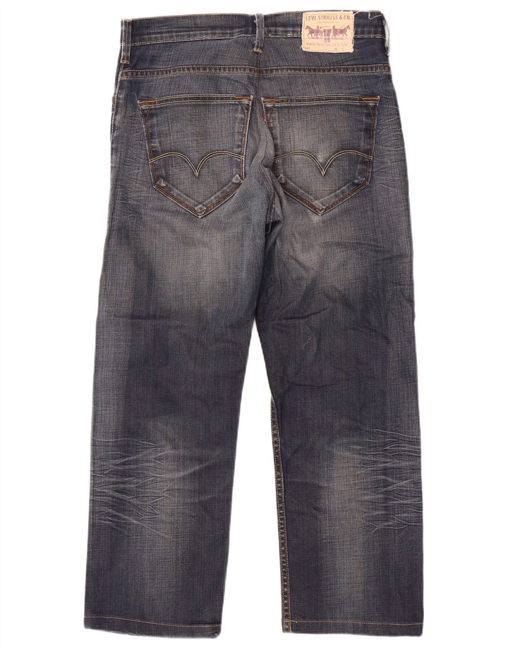 Blugi drepti pentru bărbați Levi's W34 L29 Bumbac albastru