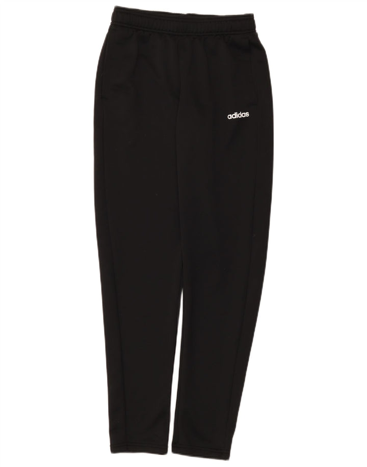 Pantaloni de trening Adidas baieti 13-14 ani poliester negru