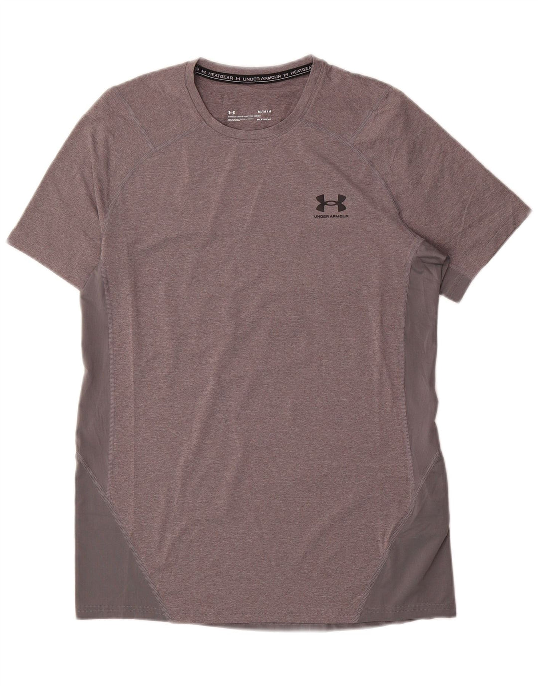 Tricou Under Armour pentru bărbați Heat Gear Top Mediu Gri Poliester Flecked
