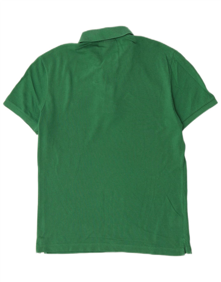 Tricou polo pentru bărbați Lacoste Slim Fit Mărimea 4, bumbac verde mediu