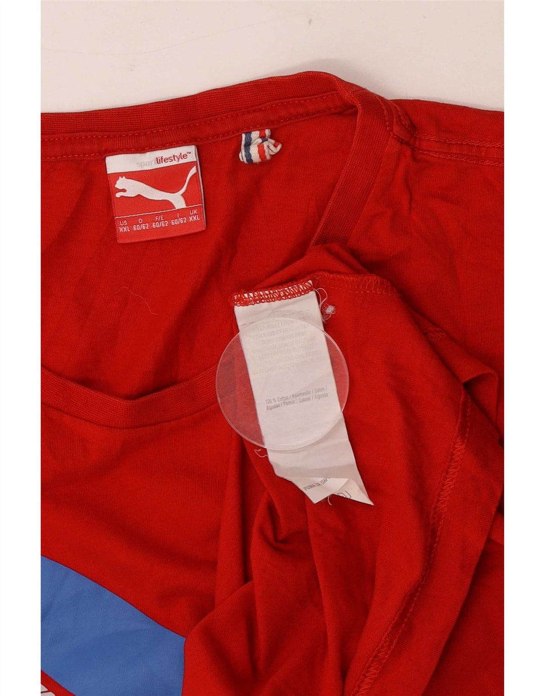 Tricou grafic Puma pentru bărbați Top 2XL bumbac roșu