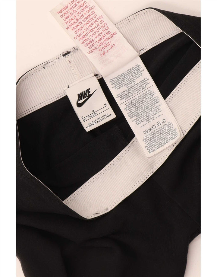 Leggings pentru fete Nike 10-11 ani bumbac negru mediu