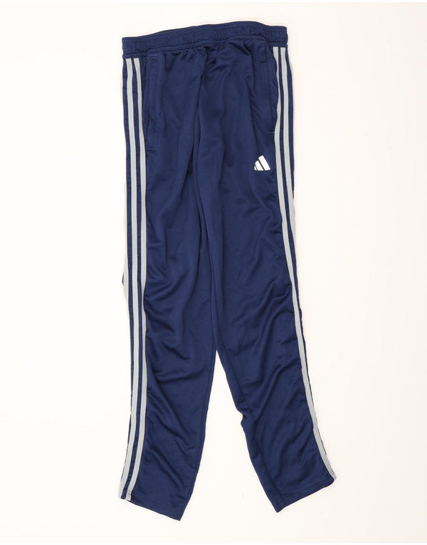 Pantaloni de trening Adidas pentru bărbați, poliester mediu albastru bleumarin