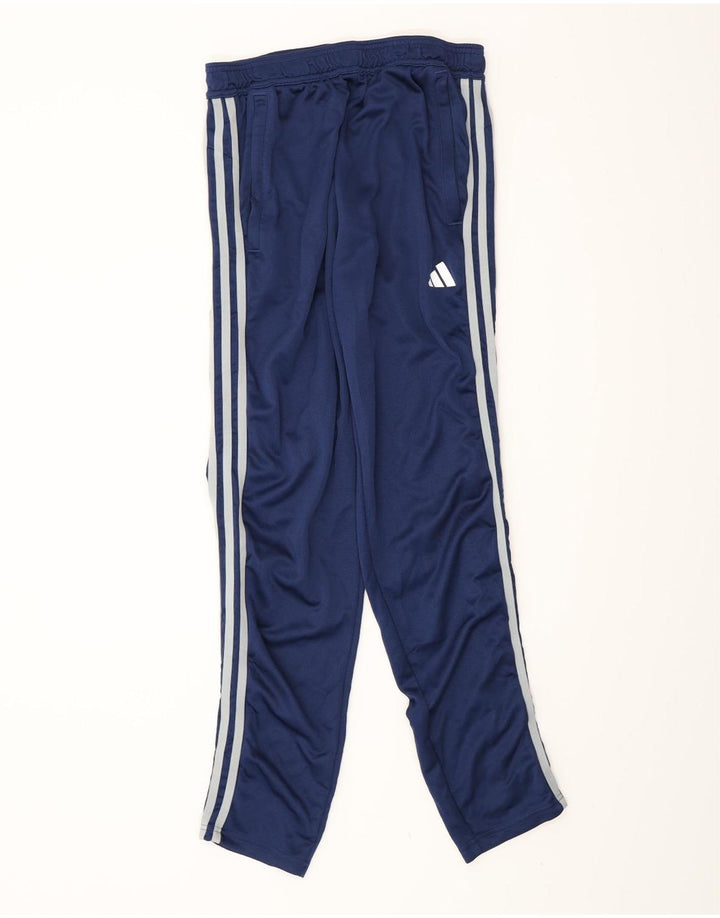 Pantaloni de trening Adidas pentru bărbați, poliester mediu albastru bleumarin
