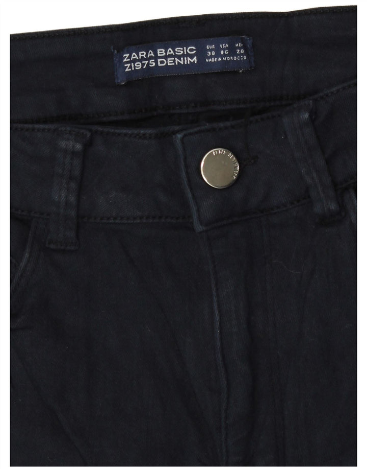 Blugi slim pentru femei Zara EU 38 Mici W28 L28 Bleumarin