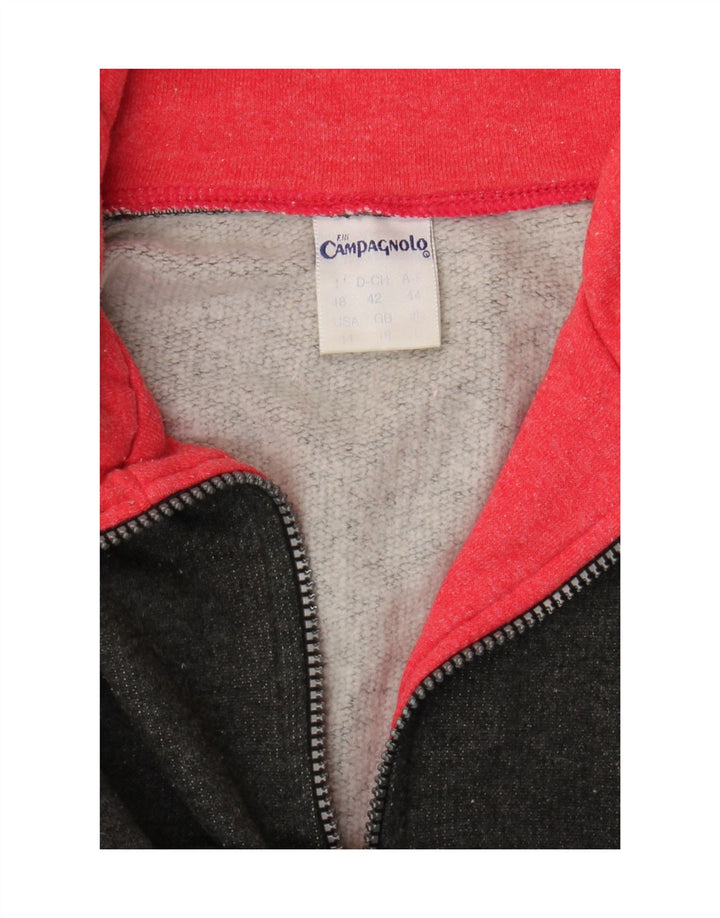F.LLI CAMPAGNOLO Womens Graphic Sweatshirt Jumper UK 16 Large Grey