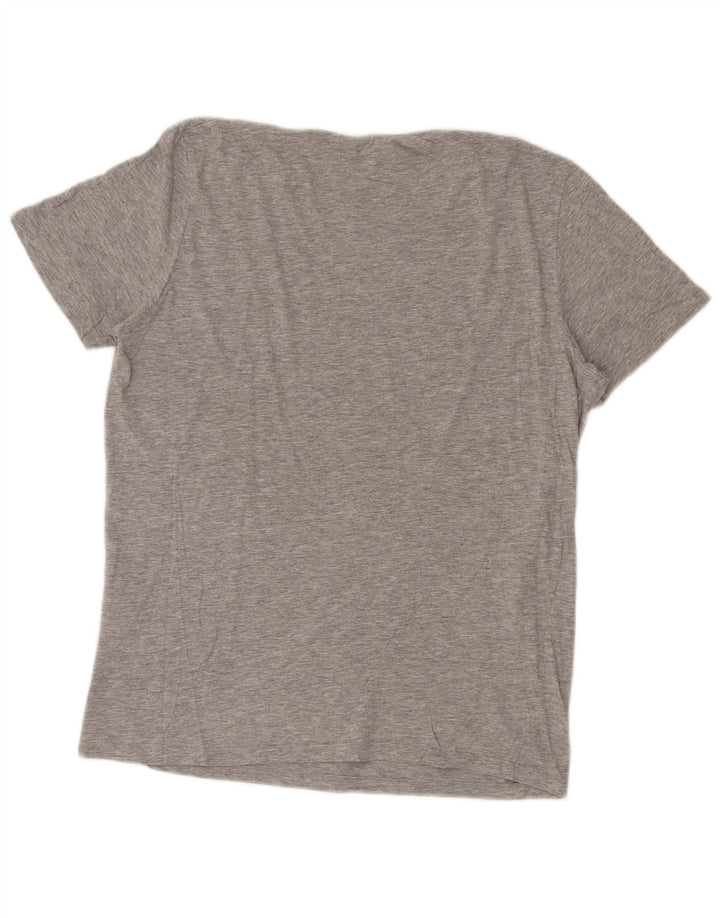 JACK & JONES Tricou pentru bărbați Top mare, gri, viscoză