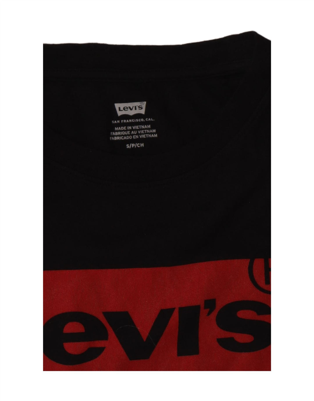 Top cu vestă grafică pentru femei LEVI'S UK 10 Small Black
