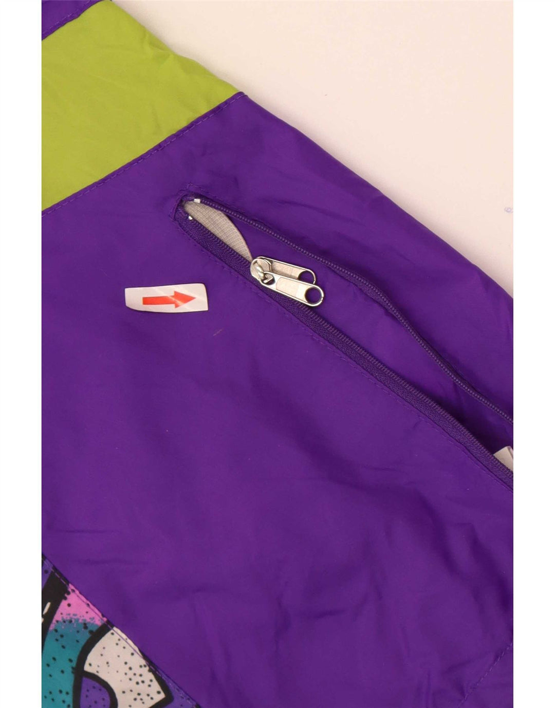 Jachetă de ploaie pentru bărbați Active UK 40 Poliamidă geometrică violet mare