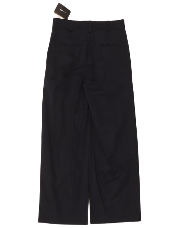 Massimo Dutti Pantaloni chino cu talie înaltă pentru femei EU 34 2XS W24 L25 bleumarin