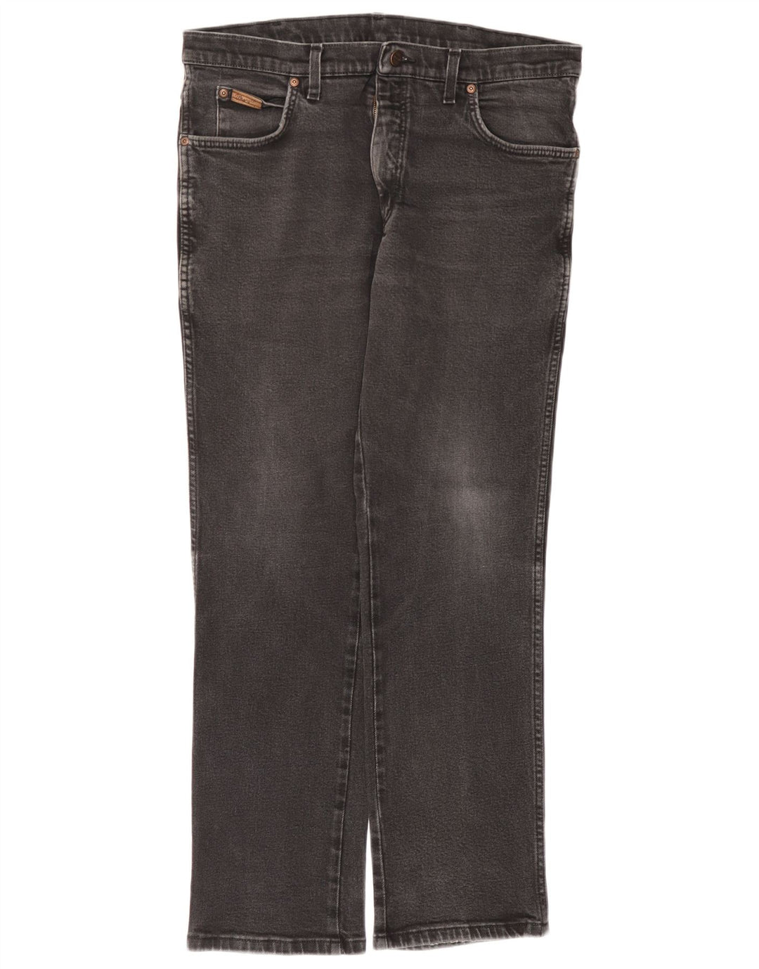Blugi drepti pentru bărbați Wrangler W36 L30 bumbac gri