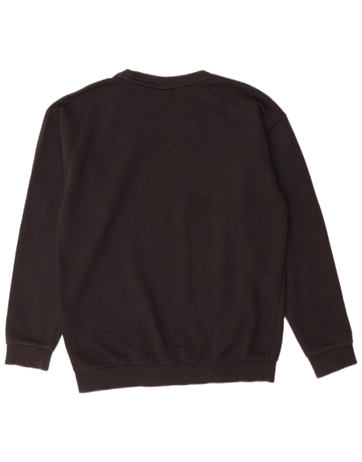 Pulover cu grafic supradimensionat PUMA pentru femei UK 10 Mic Negru