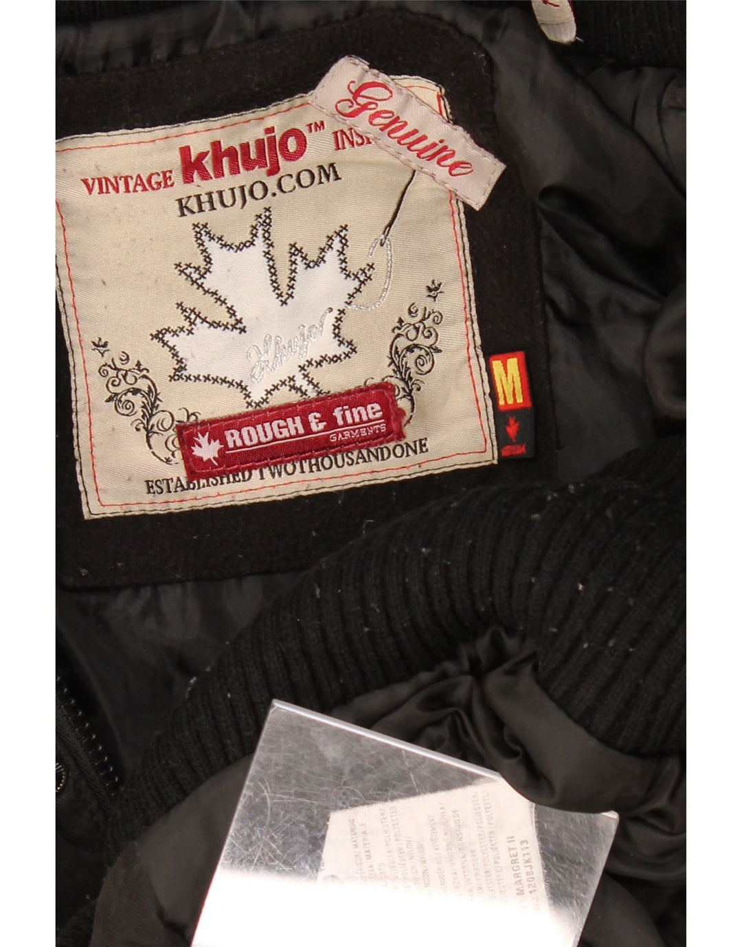 Jachetă cu glugă pentru bărbați KHUJO UK 38 Poliester mediu negru