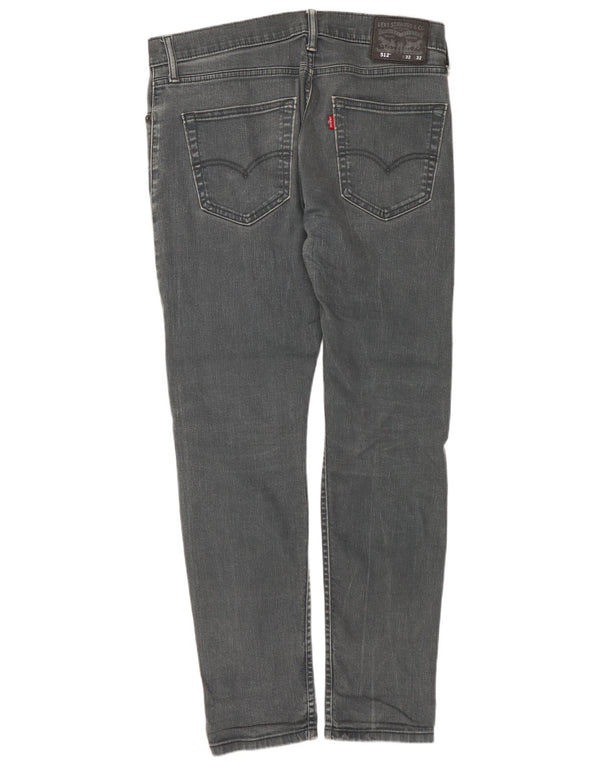 Jeans conici 512 Slim Tapered pentru bărbați LEVI'S W32 L32 bumbac gri