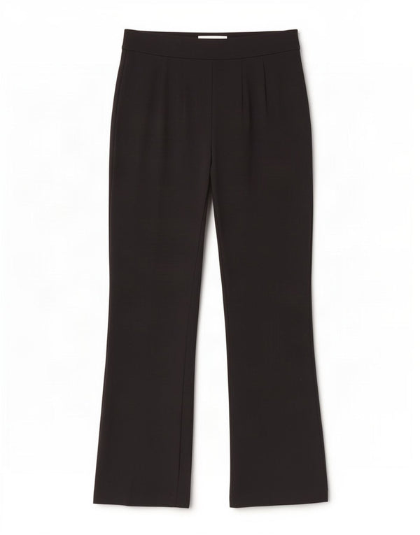 Marks & Spencer Pantaloni casual Flare pentru femei UK 10 Small W28 L30 Negru