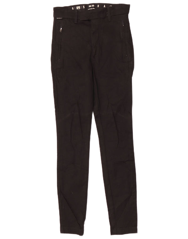 Pantaloni de costum skinny pentru bărbați G-Star L28 L32, bumbac negru