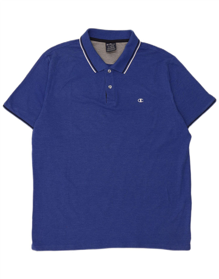 Tricou polo pentru bărbați Champion XL, bumbac albastru