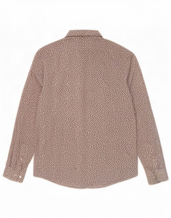Cămașă pentru bărbați Hugo Boss Regular Fit XL Poliester Floral Alb
