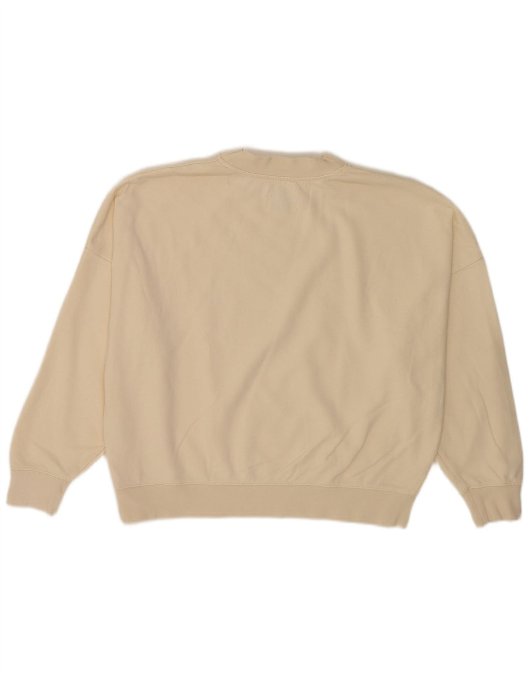 Pulover supradimensionat cu grafic pentru femei PEPE Jeans UK 10 Small Off White