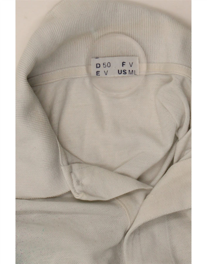 SERGIO TACCHINI Tricou polo pentru bărbați, bumbac alb mediu Tie Dye