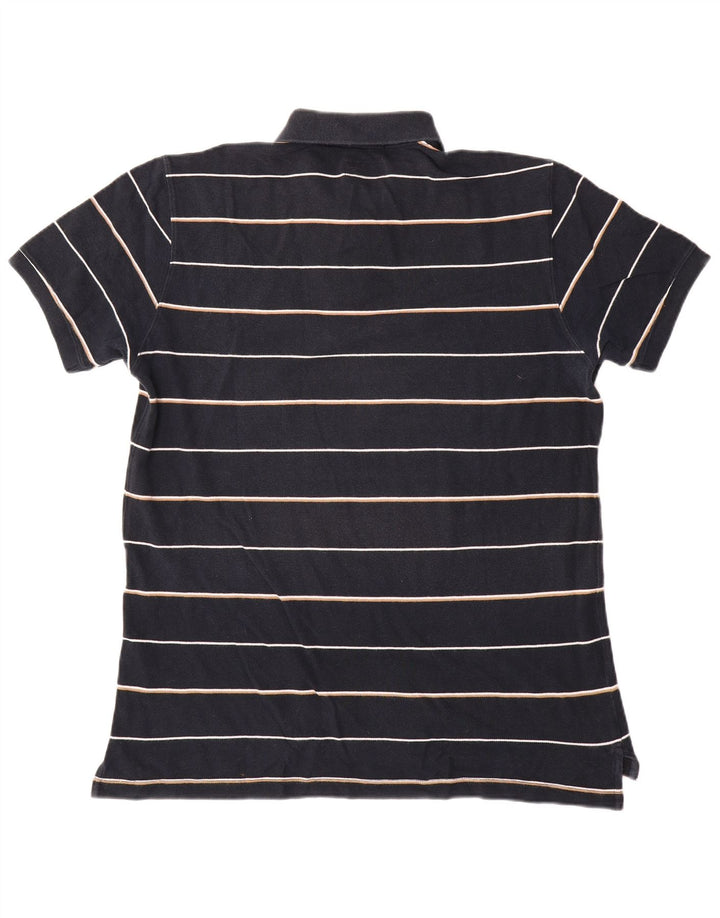 Cămașă polo Massimo Dutti pentru bărbați, mare, bleumarin, cu dungi