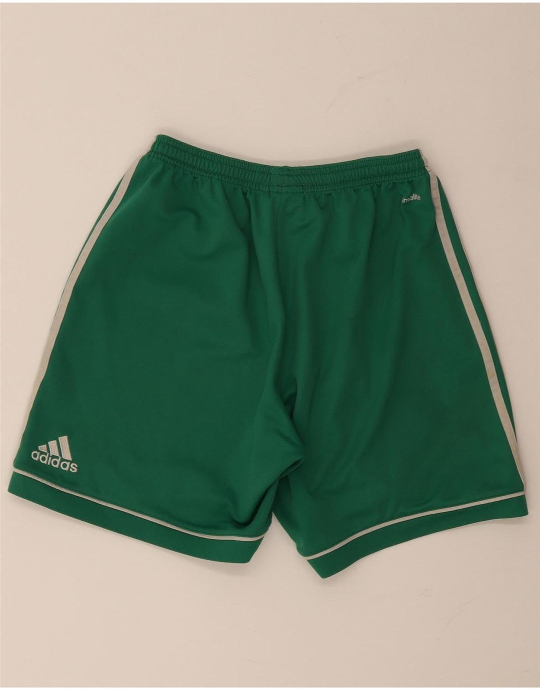 Pantaloni scurți sport Climalite ADIDAS pentru bărbați, poliester verde mediu