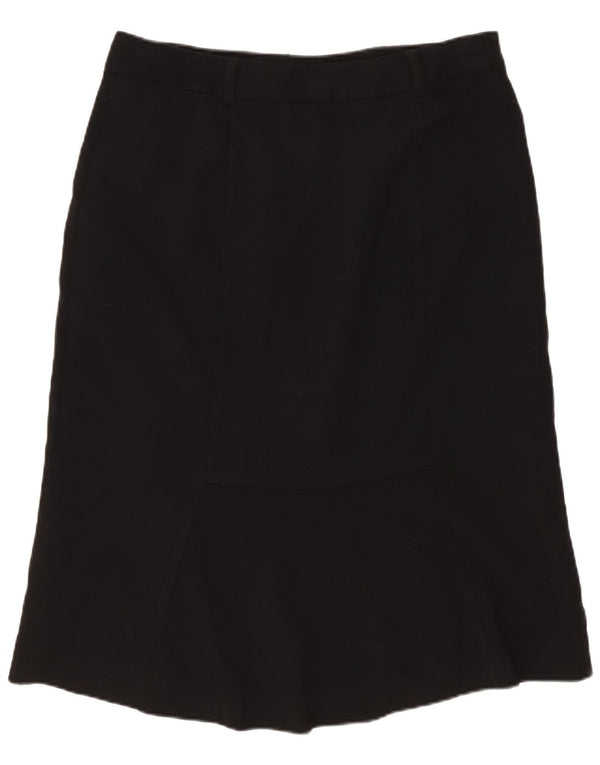 Fusta A-Line pentru femei Ralph Lauren US 6 Medium W30 Lână neagră