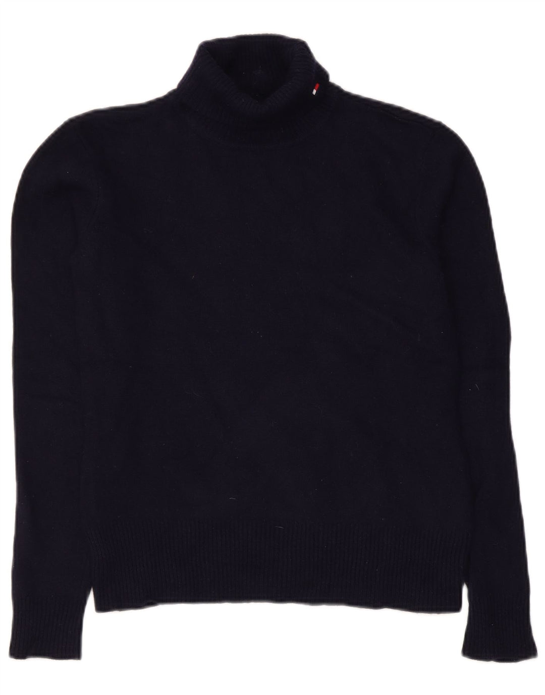 Pulover Tommy Hilfiger pentru femei cu gât rulat, UK 12 Medium Bleumarin