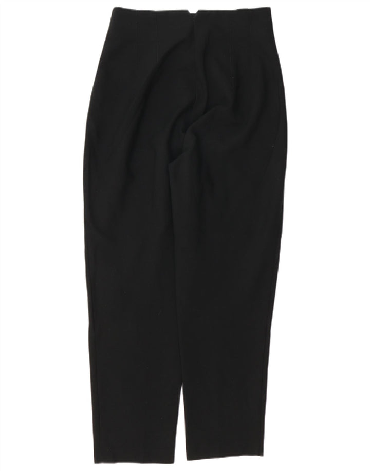 Pantaloni de costum conici pentru femei Zara Mediu L28 L27 Poliester negru
