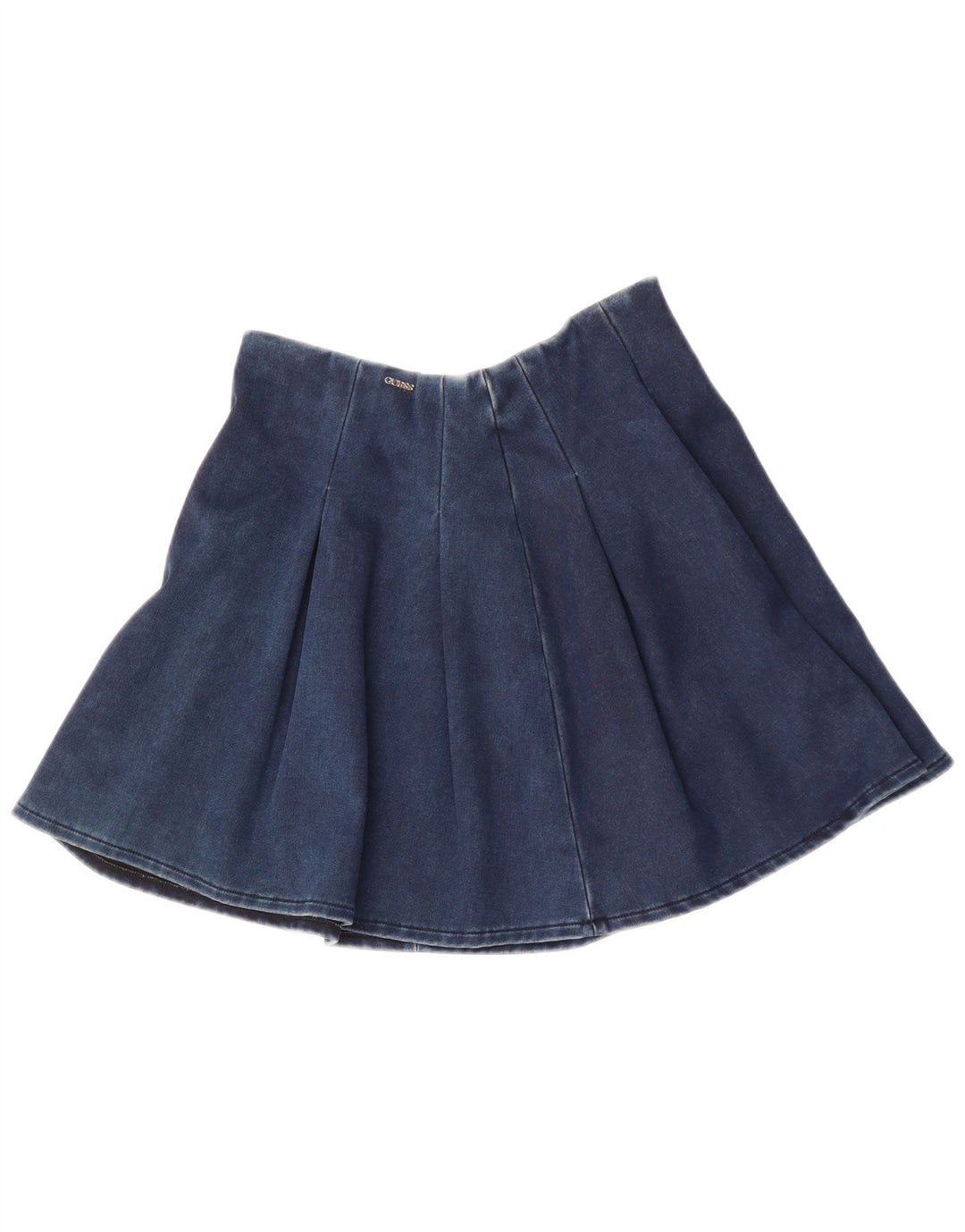 Guess Fusta Mini Denim W28 Medium Bleumarin Bumbac