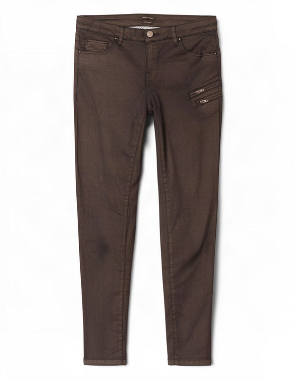 Massimo Dutti Pantaloni skinny casual pentru femei EU 38 Small W28 L28 Negru
