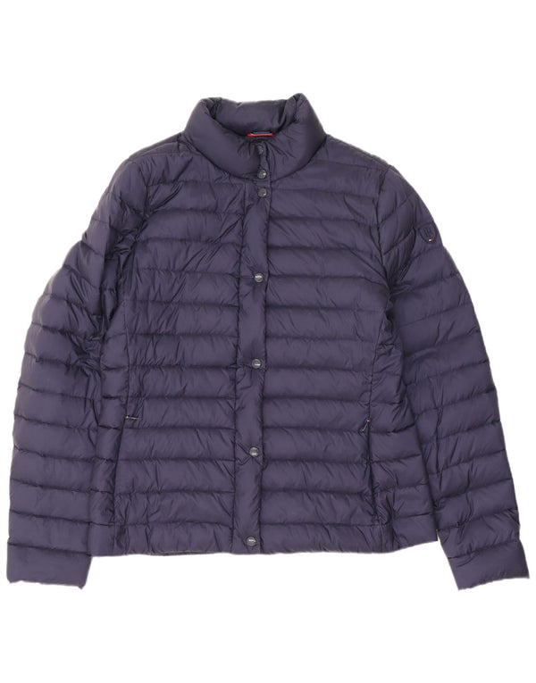 Jachetă căptușită pentru femei Tommy Hilfiger UK 16 mare nailon bleumarin