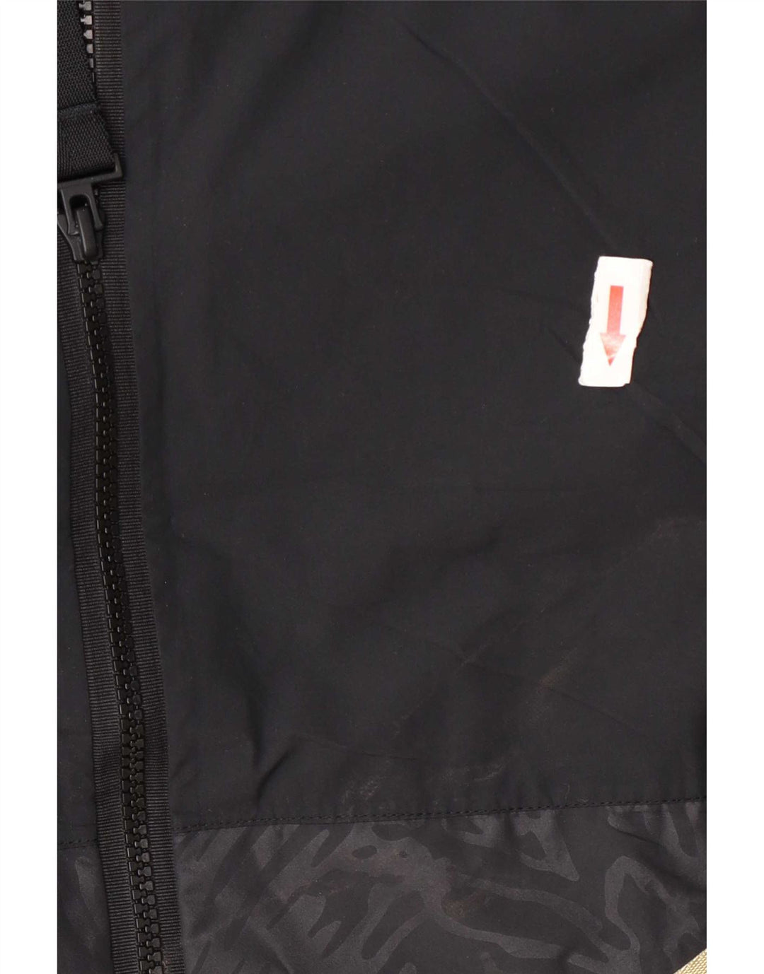 Jachetă de ploaie cu glugă Adidas pentru bărbați UK 40 Large Black Geometric