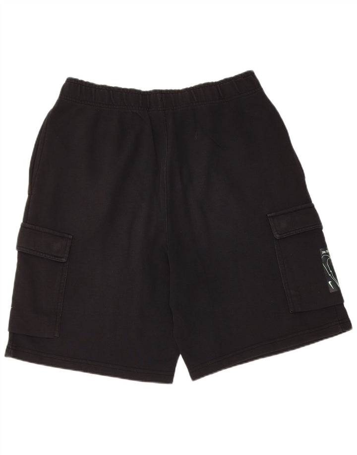 Pantaloni scurți sport pentru bărbați Nike Standard Fit, bumbac mediu negru