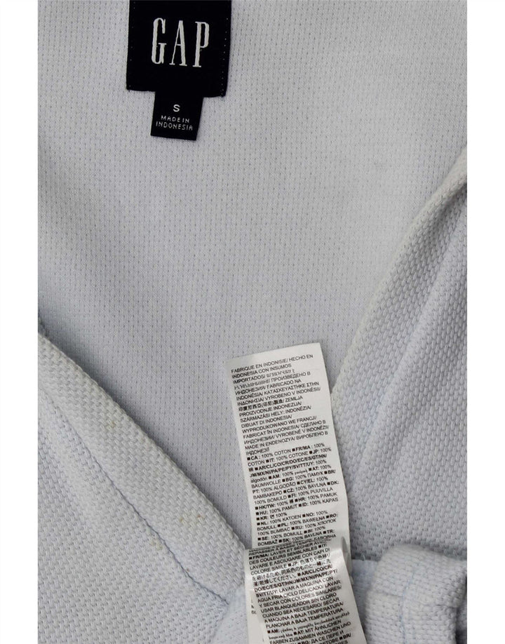 Rochie polo supradimensionată pentru femei Gap UK 10 Bumbac albastru mic