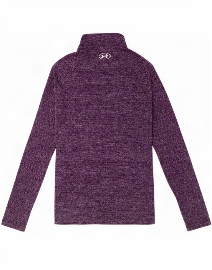 Top de trening Under Armour pentru femei Heat Gear Pullover UK 14 Medium Purple