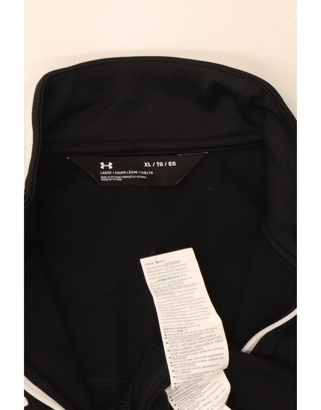 Jachetă de trening pentru bărbați Under Armour XL, poliester color bloc negru