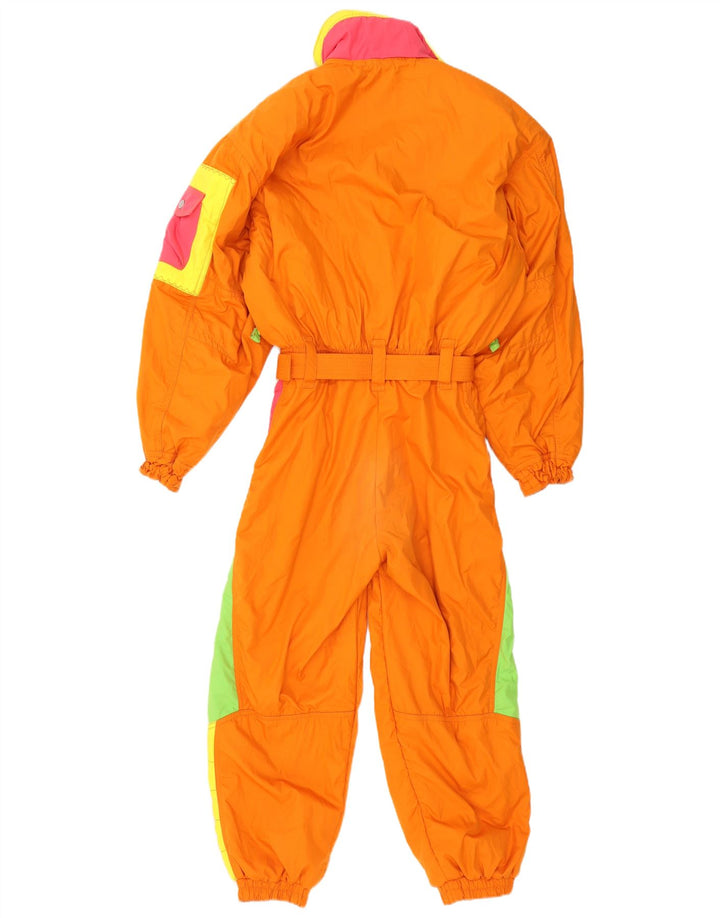 Salopetă de schi supradimensionată pentru femei Ellesse IT 40 Small Orange Colorblock