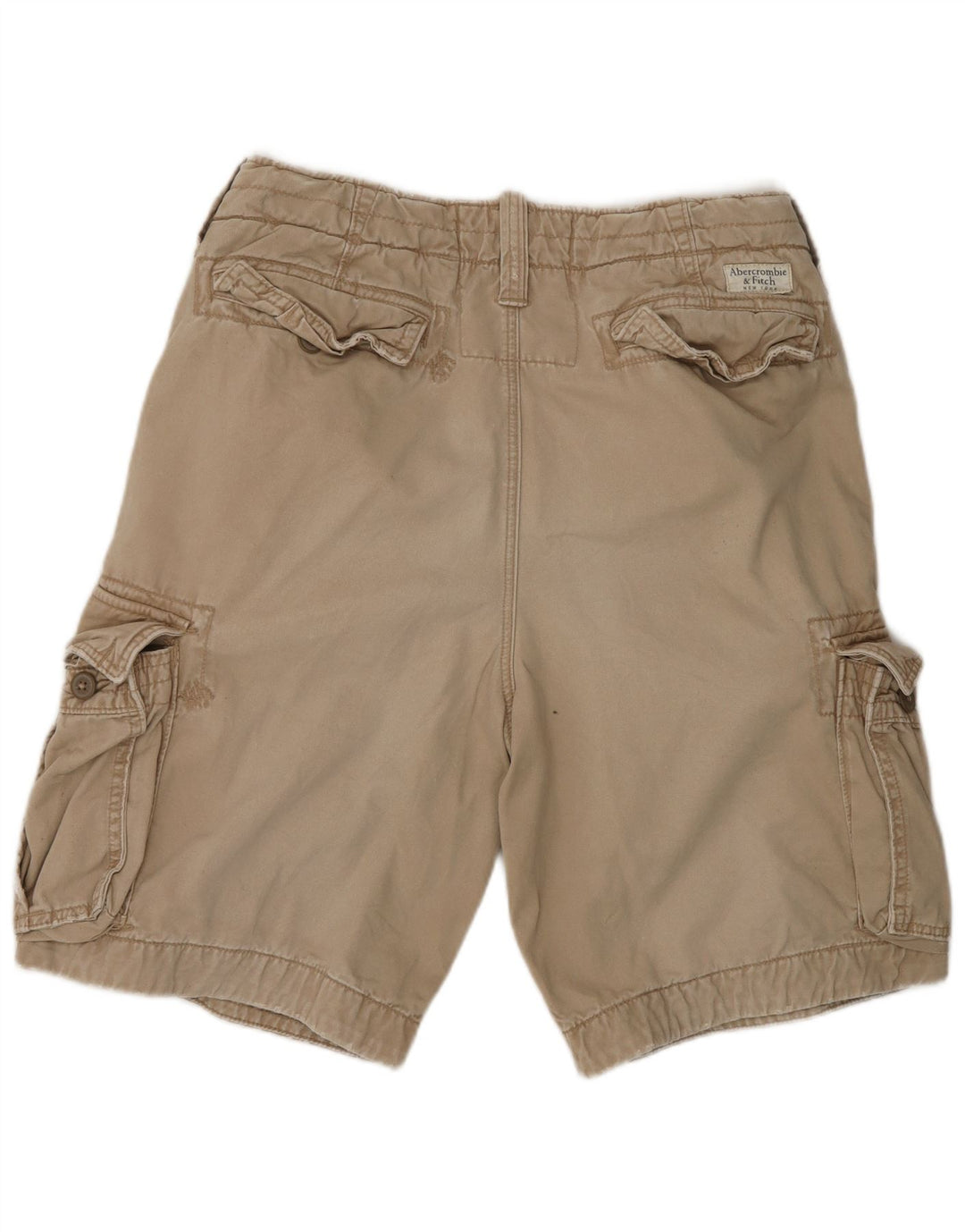 Pantaloni scurți cargo pentru bărbați Abercrombie & Fitch W32 bumbac mediu bej