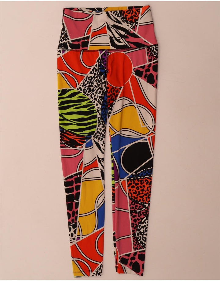 Leggings Aeroready pentru femei Adidas UK 8/10 Mici multicolori