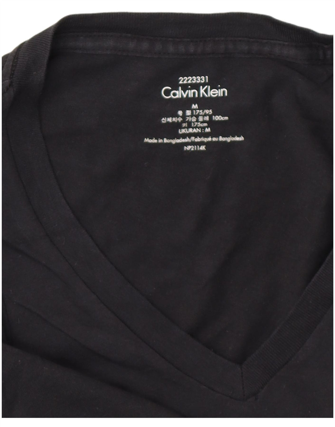 CALVIN KLEIN Tricou Bărbați Top Mediu Negru