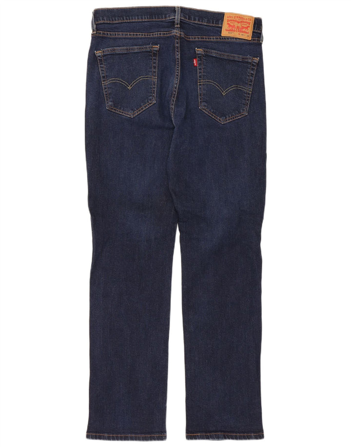 Blugi drepti pentru bărbați Levi's 514 W36 L32 bumbac bleumarin