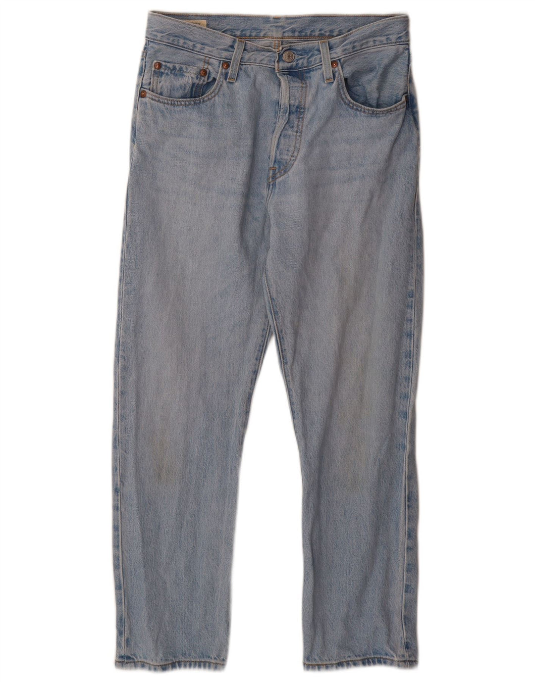 Blugi drepti pentru bărbați LEVI'S 501 W28 L26 Bumbac albastru