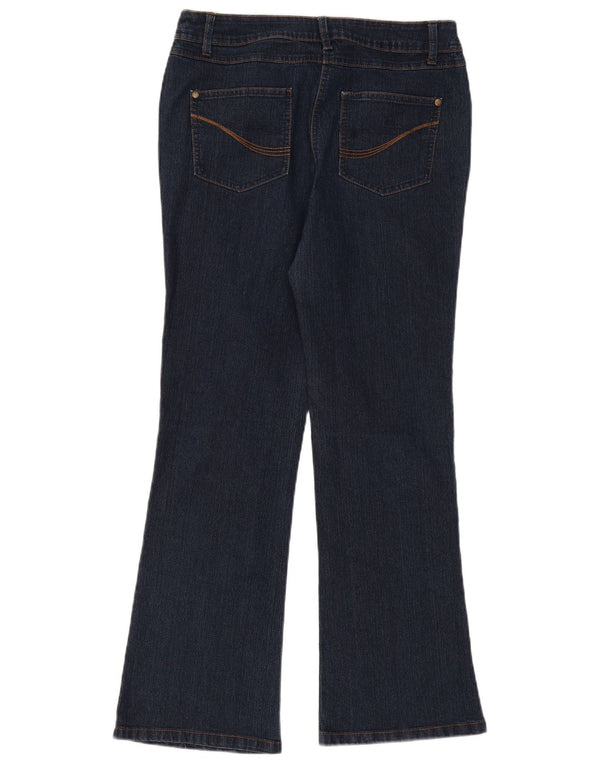 Blugi bootcut pentru femei M&Co UK 14 Large W34 L30 Bumbac bleumarin