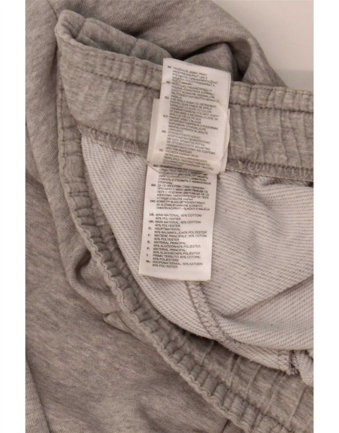Pantaloni de trening Adidas Climalite pentru bărbați, bumbac gri mediu