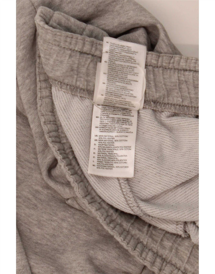 Pantaloni de trening Adidas Climalite pentru bărbați, bumbac gri mediu