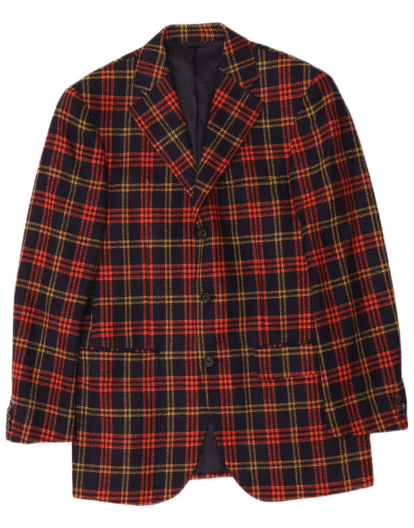Blazer Sutor Mantellassi pentru bărbați, cu 3 nasturi, IT 46 Mic, bleumarin, caroserie